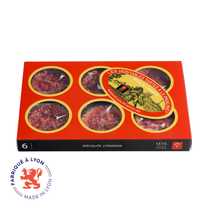 Coffret tartes aux pralines rouges